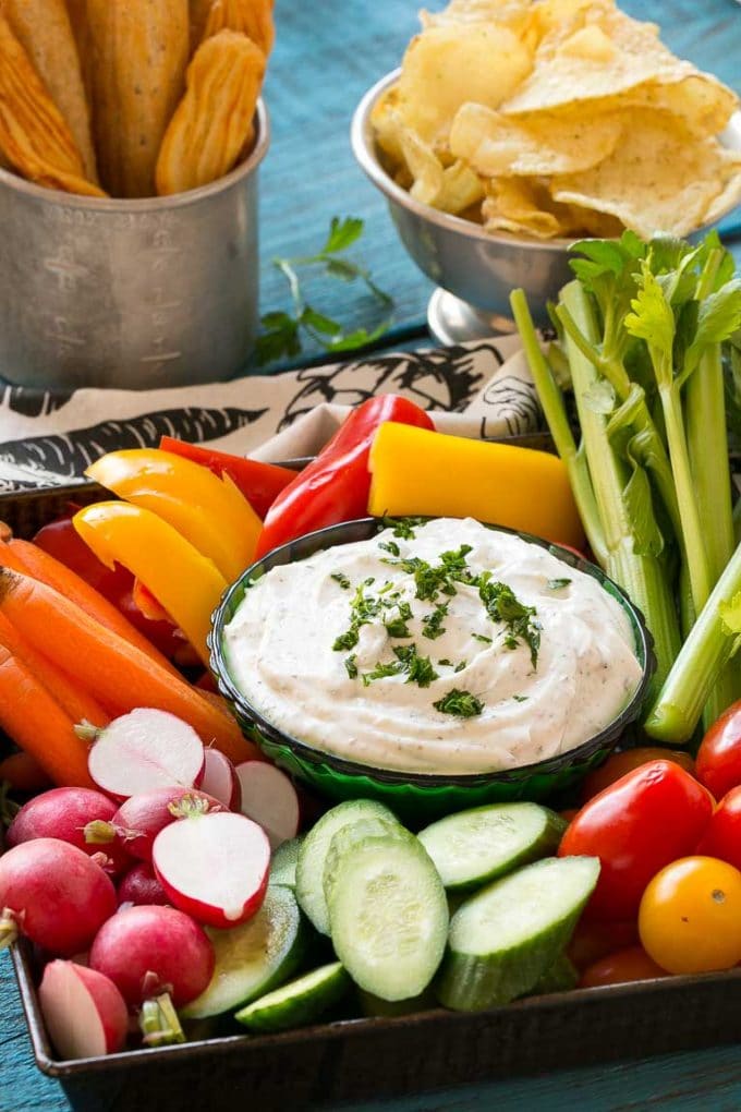Homemade Ranch Dip Recipe | Homemade Ranch Powder | Homemade Ranch Dressing | Best Ranch Dip #ranch #dip #appetizer #snack #bajap This homemade ranch dip is a creamy and flavorful mix of all the familiar herbs and spices, but it tastes way better than the store bought version. A quick and easy snack for parties and game day gatherings!