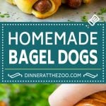 Bagel Dogs Recipe | Hot Dogs #bagel #hotdogs #dinner #lunch #bajap