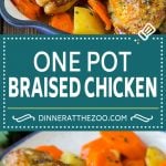Braised Chicken with Carrots and Potatoes Recipe | One Pot Meal | Chicken with Potatoes #chicken #chickenthighs #onepot #potatoes #carrots #dinner #bajap