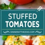 Stuffed Tomatoes Recipe | Sausage Stuffed Tomatoes #tomatoes #sausage #rice #dinner #bajap