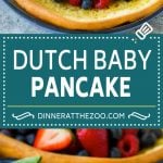 Dutch Baby Pancake Recipe | Puffed Pancake | Skillet Pancake #pancakes #breakfast #brunch #bajap