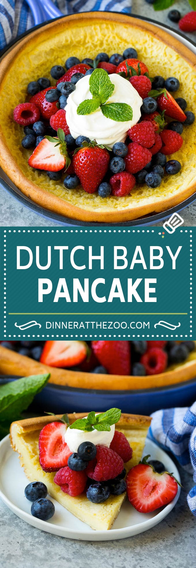 Dutch Baby Pancake Recipe | Puffed Pancake | Skillet Pancake #pancakes #breakfast #brunch #bajap