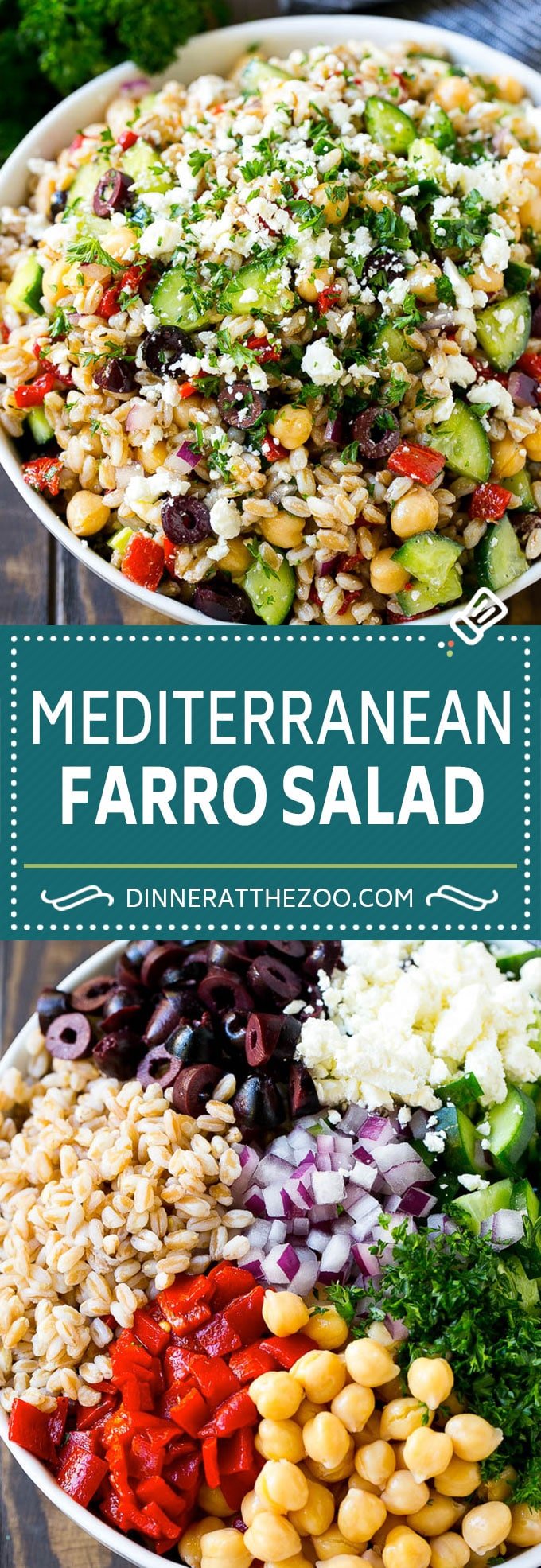 Farro Salad Recipe | Healthy Salad #salad #healthy #cleaneating #farro #dinner #bajap