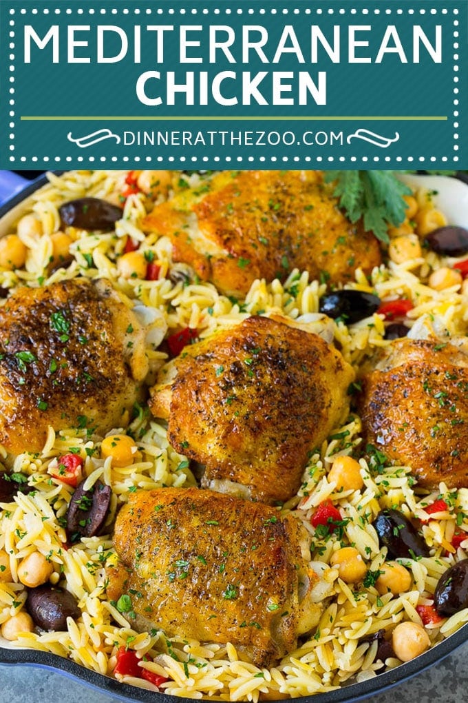 Mediterranean Chicken Recipe | One Pot Chicken #chicken #pasta #healthy #onepot #dinner #bajap