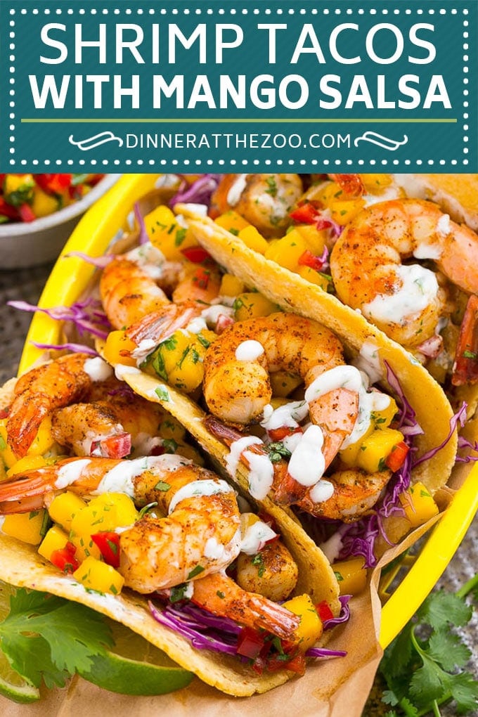 Shrimp Tacos Recipe | Seafood Tacos #shrimp #tacos #mango #tacotuesday #mexican #dinner #bajap