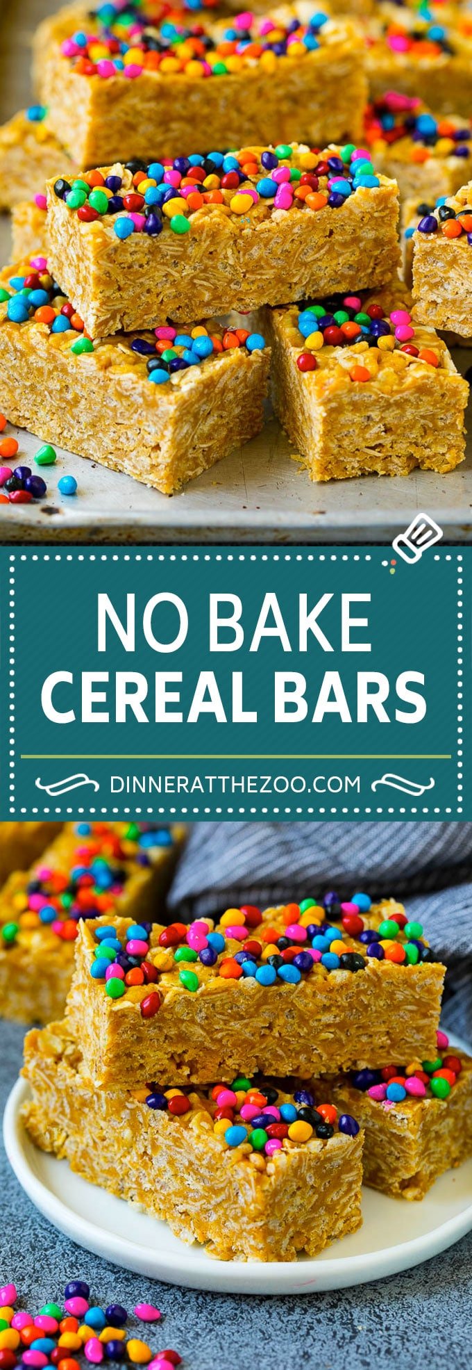 Cereal Bars Recipe | No Bake Bars | Peanut Butter Bars #cereal #breakfast #mealprep #peanutbutter #oatmeal #bajap