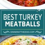 Slow Cooker Turkey Meatballs | Spaghetti and Meatballs #crockpot #slowcooker #turkey #meatballs #dinner #bajap