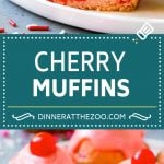 Cherry Muffins Recipe | Maraschino Cherry Muffins #cherries #cherry #muffins #baking #dessert #sweets #bajap