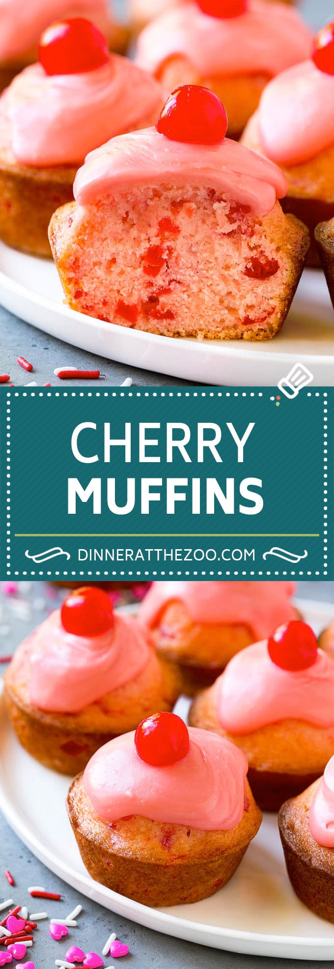 Cherry Muffins Recipe | Maraschino Cherry Muffins #cherries #cherry #muffins #baking #dessert #sweets #bajap