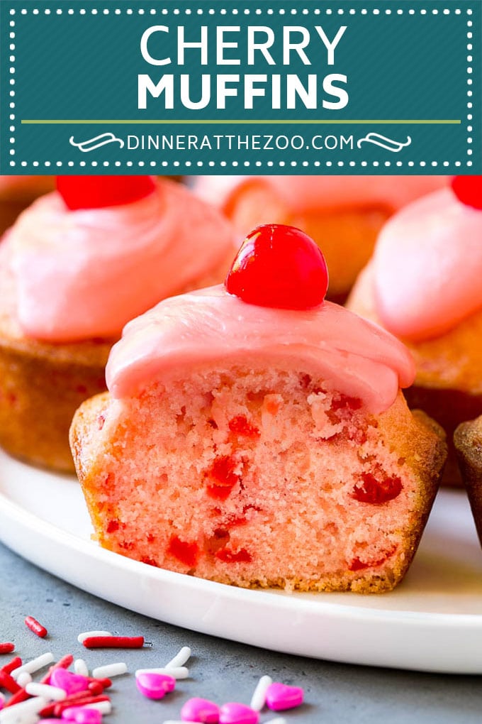Cherry Muffins Recipe | Maraschino Cherry Muffins #cherries #cherry #muffins #baking #dessert #sweets #bajap