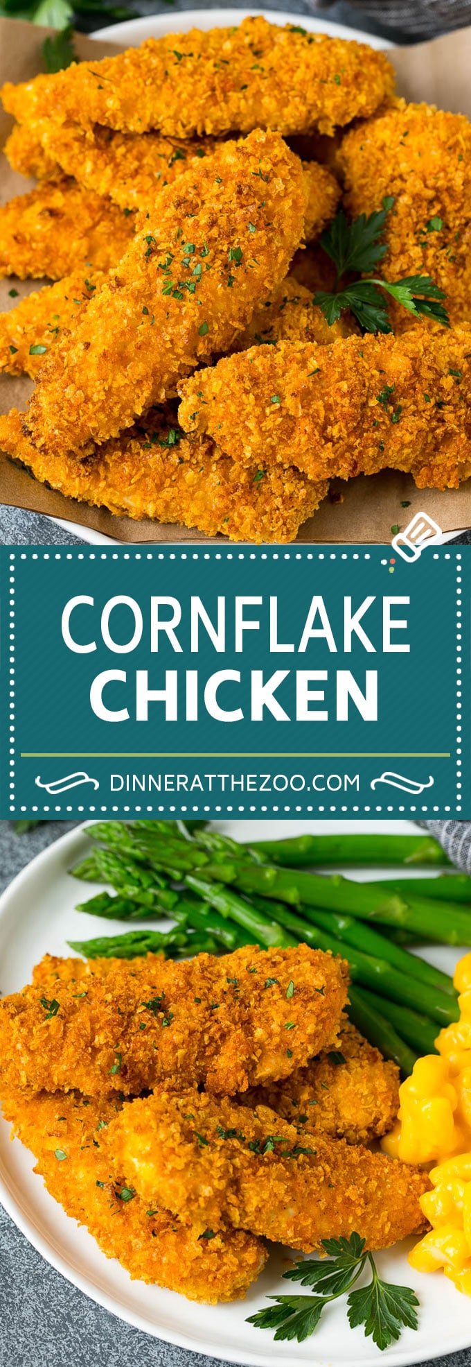 Cornflake Chicken Recipe | Chicken Fingers #chicken #dinner #bajap
