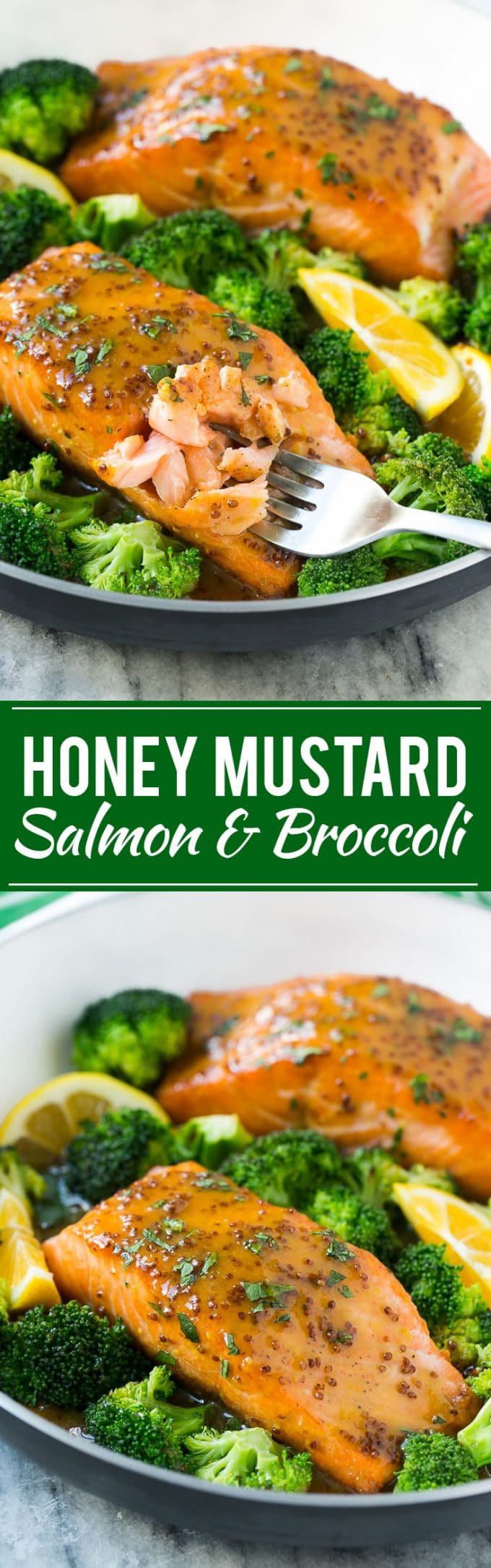 Honey Mustard Salmon Recipe | Salmon and Broccoli | Seared Salmon | One Pot Meal #onepotmeal #salmon #broccoli #dinner #bajap