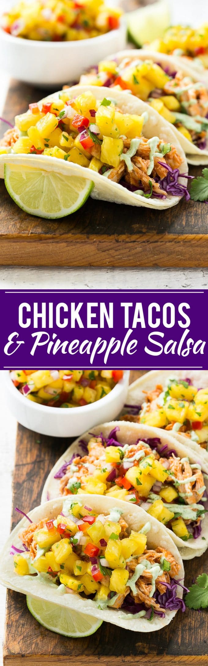 Pulled Chicken Tacos | Shredded Chicken Tacos | Chicken Tacos #tacos #chicken #pineapple #dinner #bajap