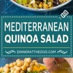 Mediterranean Quinoa Salad Recipe | Healthy Quinoa Salad | Chopped Salad #quinoa #healthy #cleaneating #lunch #dinner #bajap