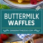 Buttermilk Waffles Recipe | Homemade Waffles #waffles #breakfast #brunch #bajap