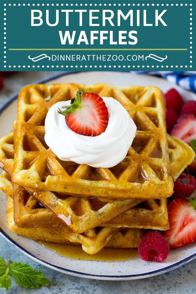 Buttermilk Waffles Recipe | Homemade Waffles #waffles #breakfast #brunch #bajap