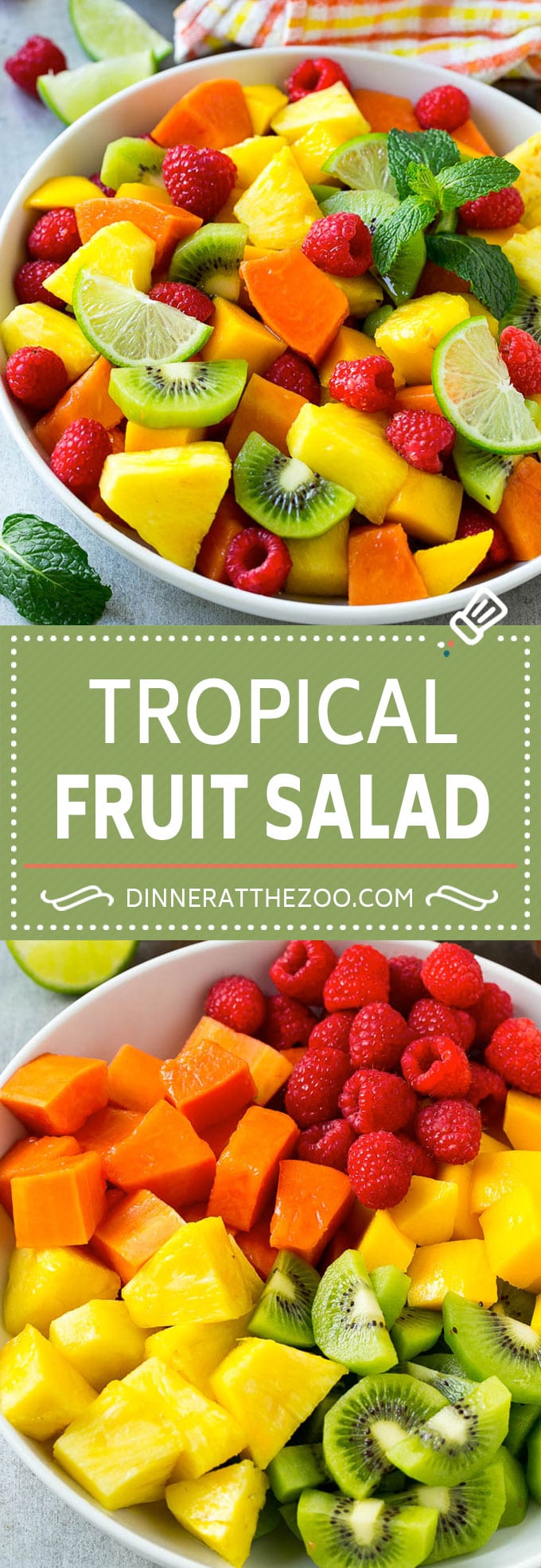Tropical Fruit Salad Recipe | Easy Fruit Salad | Best Fruit Salad #fruit #salad #bajap #healthy