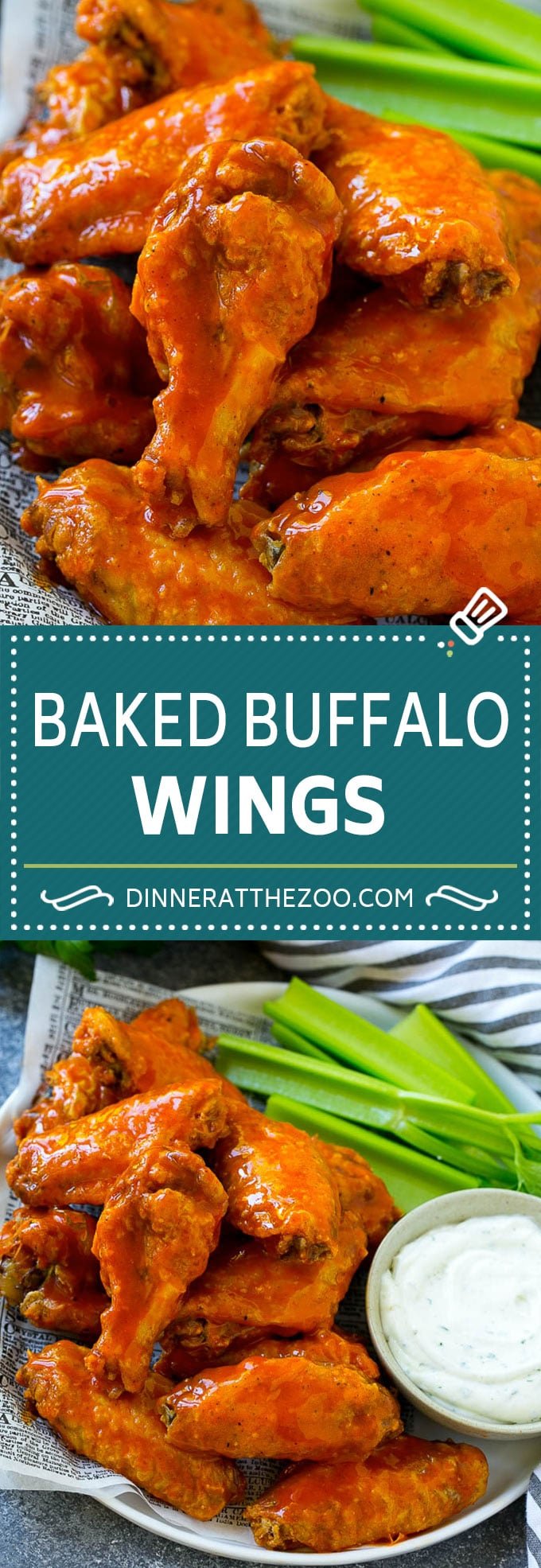 Baked Buffalo Wings Recipe | Buffalo Chicken Wings | Crispy Baked Chicken Wings #chicken #chickenwings #buffalochicken #appetizer #bajap