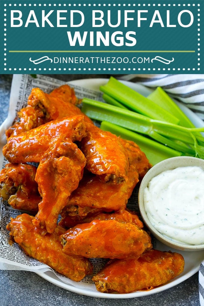Baked Buffalo Wings Recipe | Buffalo Chicken Wings | Crispy Baked Chicken Wings #chicken #chickenwings #buffalochicken #appetizer #bajap
