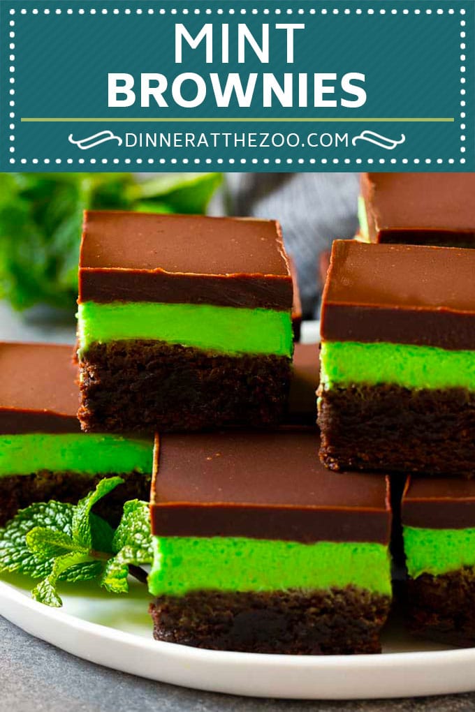 Mint Brownies Recipe | Layered Brownies | Frosted Brownies #brownies #chocolate #frosting #mint #dessert #bajap