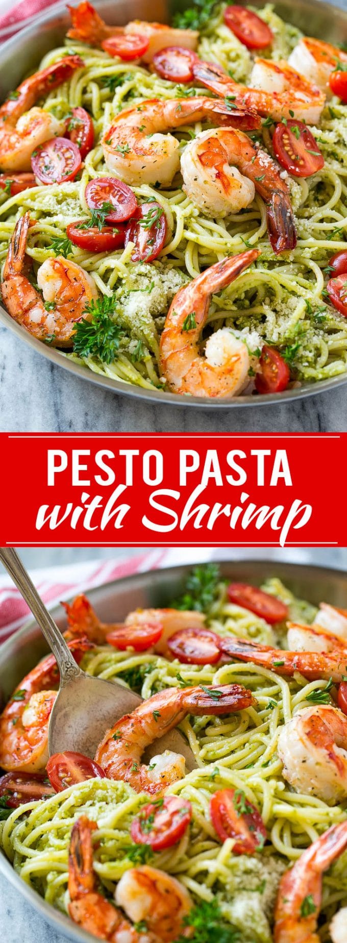 Shrimp Pesto Pasta Recipe | Shrimp Pasta | Pesto Pasta | Easy Shrimp Recipe #shrimp #pasta #pesto #tomato #dinner #bajap