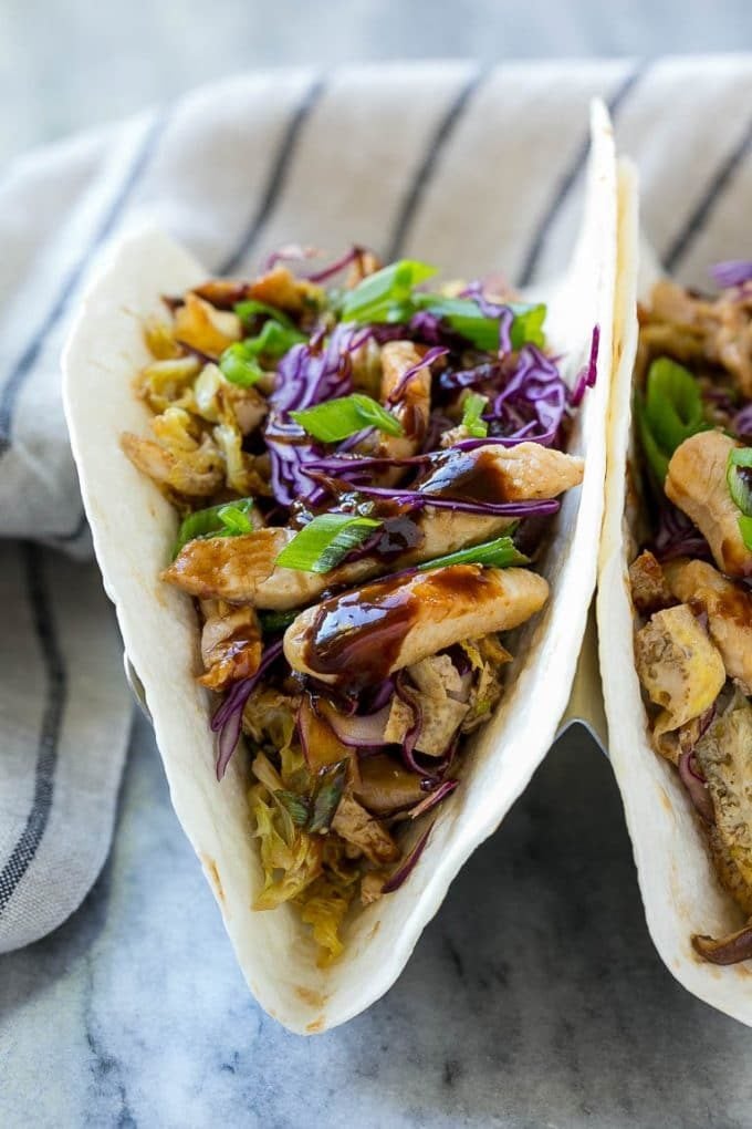 Moo Shu Chicken Recipe | Easy Chicken Recipe | Asian Chicken Recipe | Take Out Recipe | Easy Dinner Recipe #chicken #stirfry #mooshu #dinner #bajap Tortillas filled with stir fried chicken and veggies with eggs and hoisin sauce.