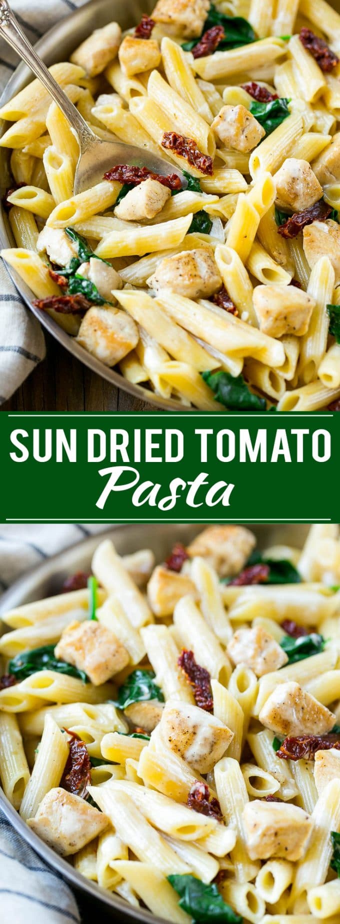 Sun Dried Tomato Pasta Recipe | Creamy Pasta | Chicken Pasta | Creamy Chicken Pasta | Easy Chicken Recipe | Chicken Recipe | Pasta Recipe #chicken #pasta #spinach #dinner #bajap
