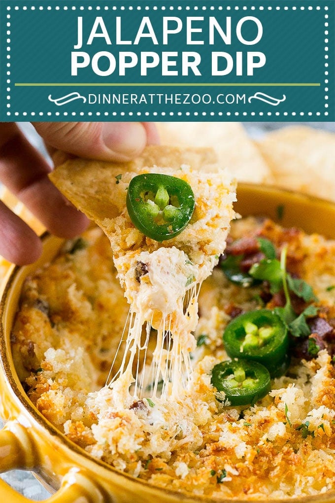 Jalapeno Popper Dip #jalapeno #dip #bacon #cheese #appetizer #bajap