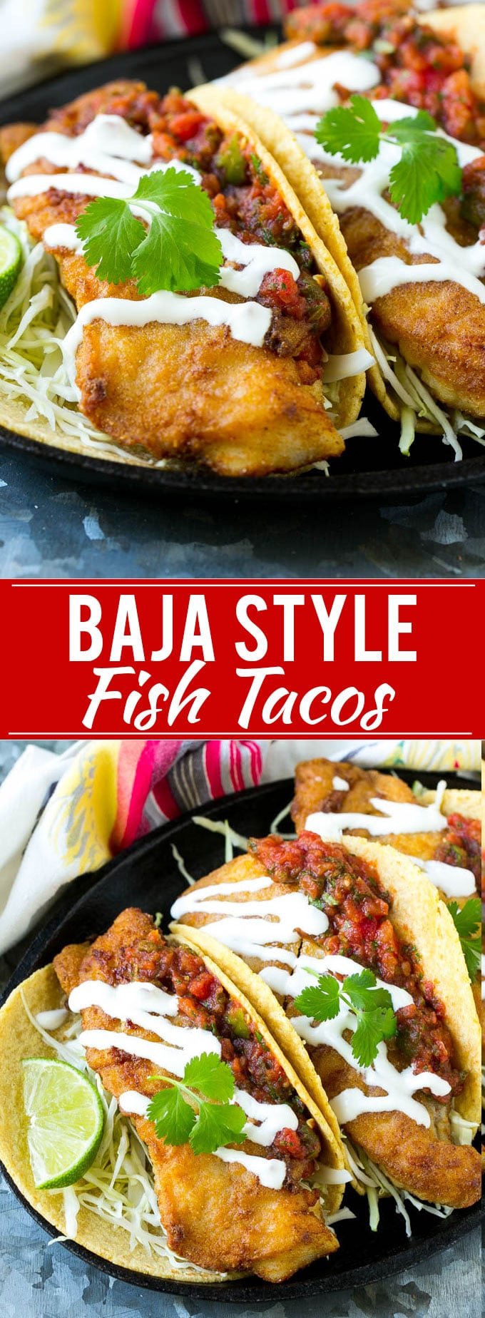 Baja Fish Tacos Recipe | Fried Fish Tacos | Crispy Fish Tacos | Easy Fish Tacos Recipe #fish #tacos #dinner #bajap