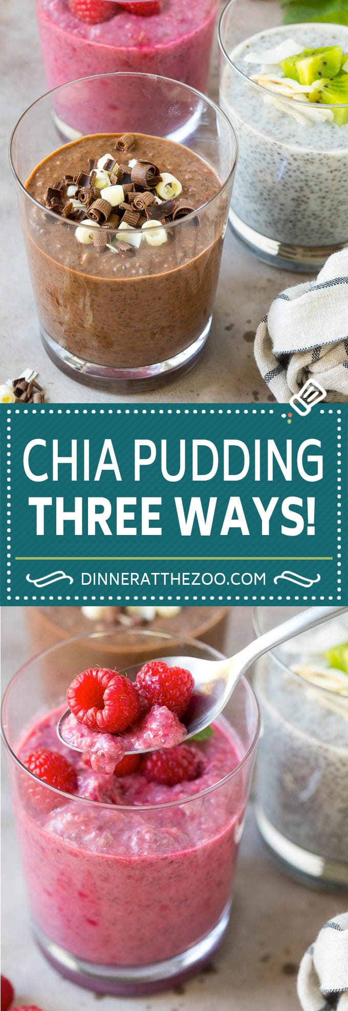 Chia Pudding Recipe | Chocolate Chia Pudding | Coconut Chia Pudding | Raspberry Chia Pudding #chia #pudding #breakfast #dessert #vegan #glutenfree #dairyfree #bajap