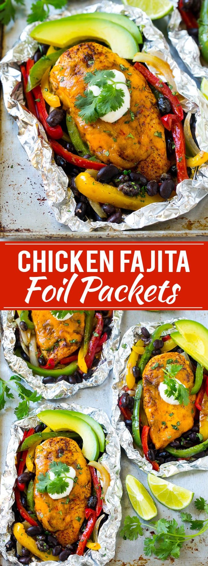 Chicken Fajita Foil Packet Recipe | Chicken Fajita Recipe | Foil Pack Recipe | Mexican Chicken #fajita #chickenfajita #foilpacket #dinner #bajap
