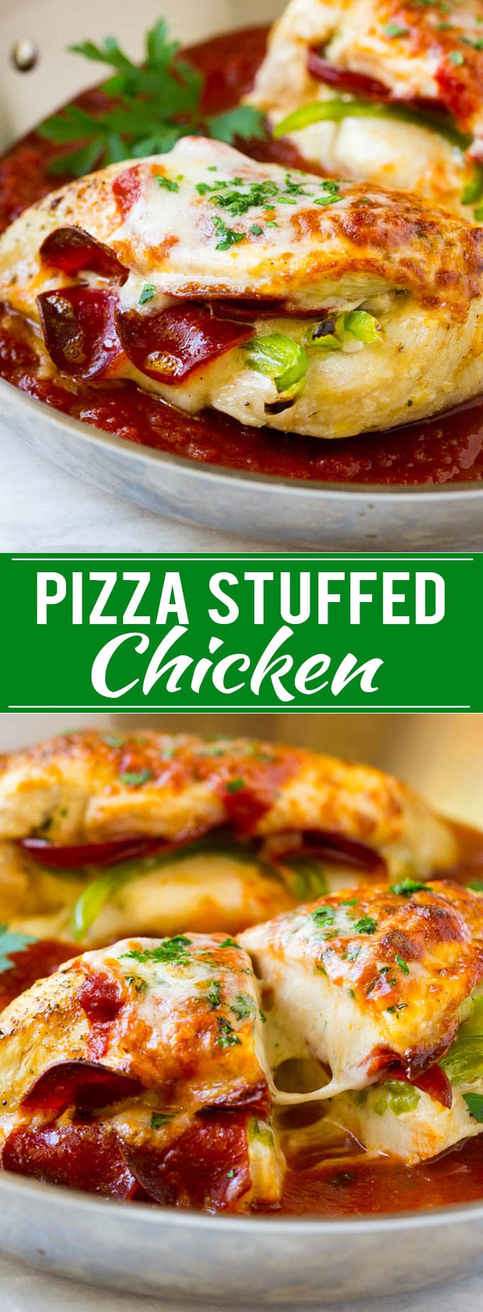 Pizza Stuffed Chicken Recipe | Stuffed Chicken Breast | Baked Chicken Breast | Easy Chicken Recipe #chicken #pizza #stuffedchicken #chickenbreast #dinner #bajap