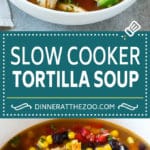 Slow Cooker Chicken Tortilla Soup Recipe | Chicken Soup Recipe | Slow Cooker Chicken Soup | Mexican Chicken Soup | Tortilla Soup Recipe #soup #tortillasoup #chickensoup #mexican #mexicansoup #dinner #bajap