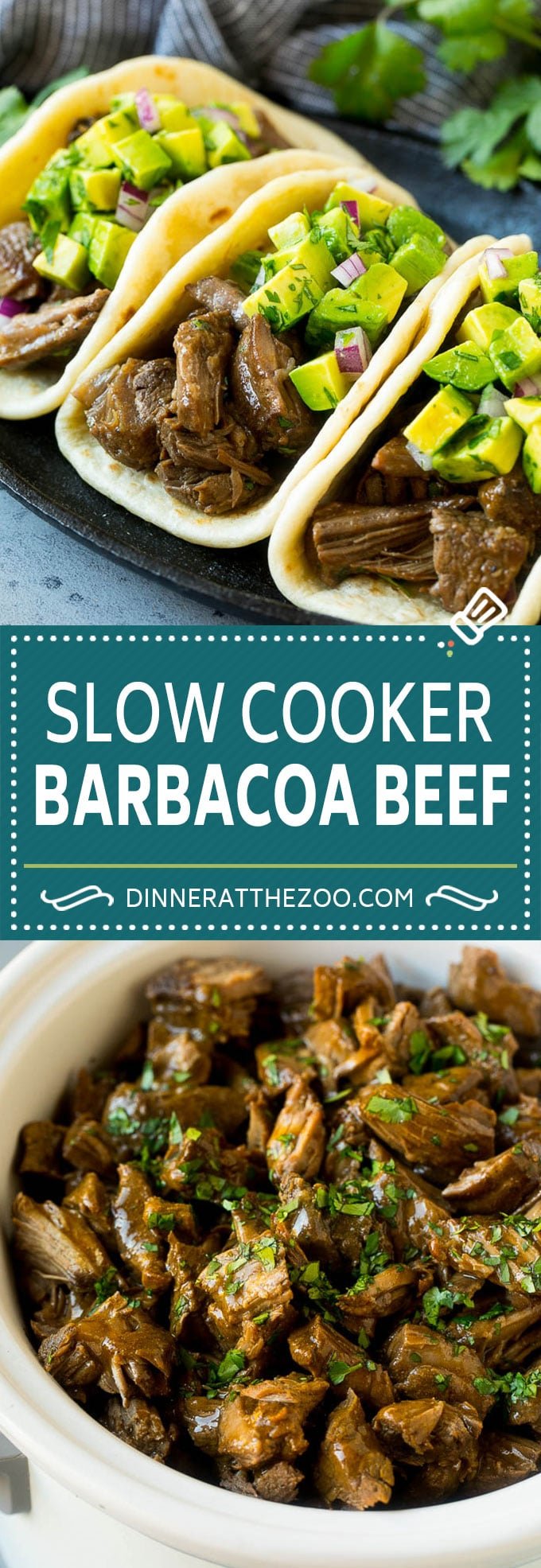 Slow Cooker Barbacoa | Beef Tacos | Crock Pot Beef Tacos #beef #tacos #crockpot #slowcooker #dinner #avocado #bajap