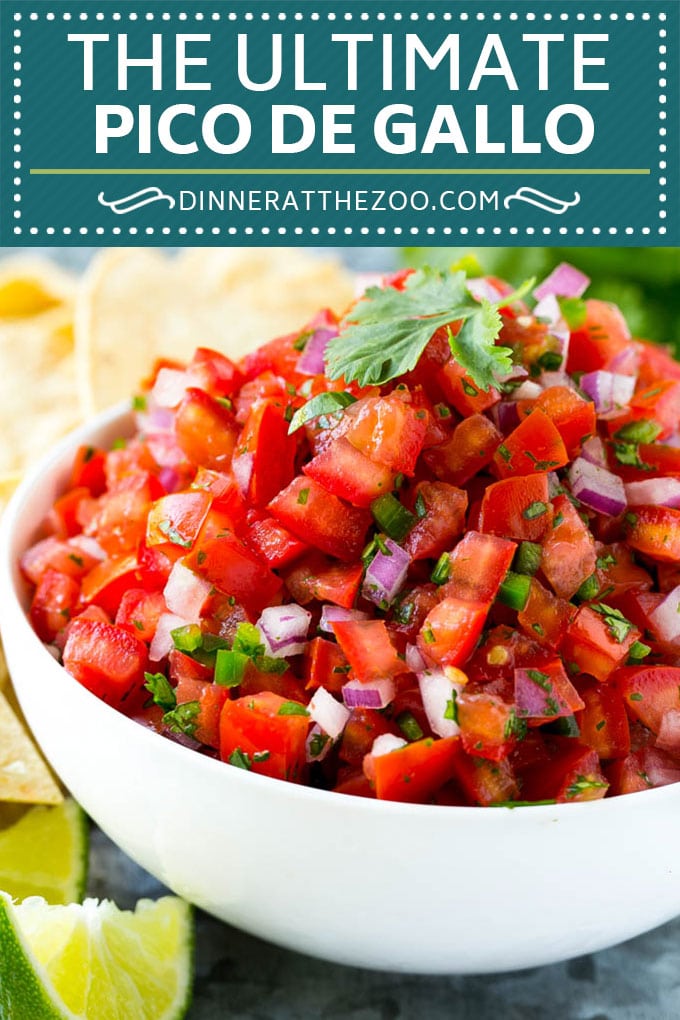 Pico de Gallo Recipe | Homemade Salsa Recipe | Salsa Fresca Recipe #salsa #salsafresca #picodegallo #snack #appetizer #bajap