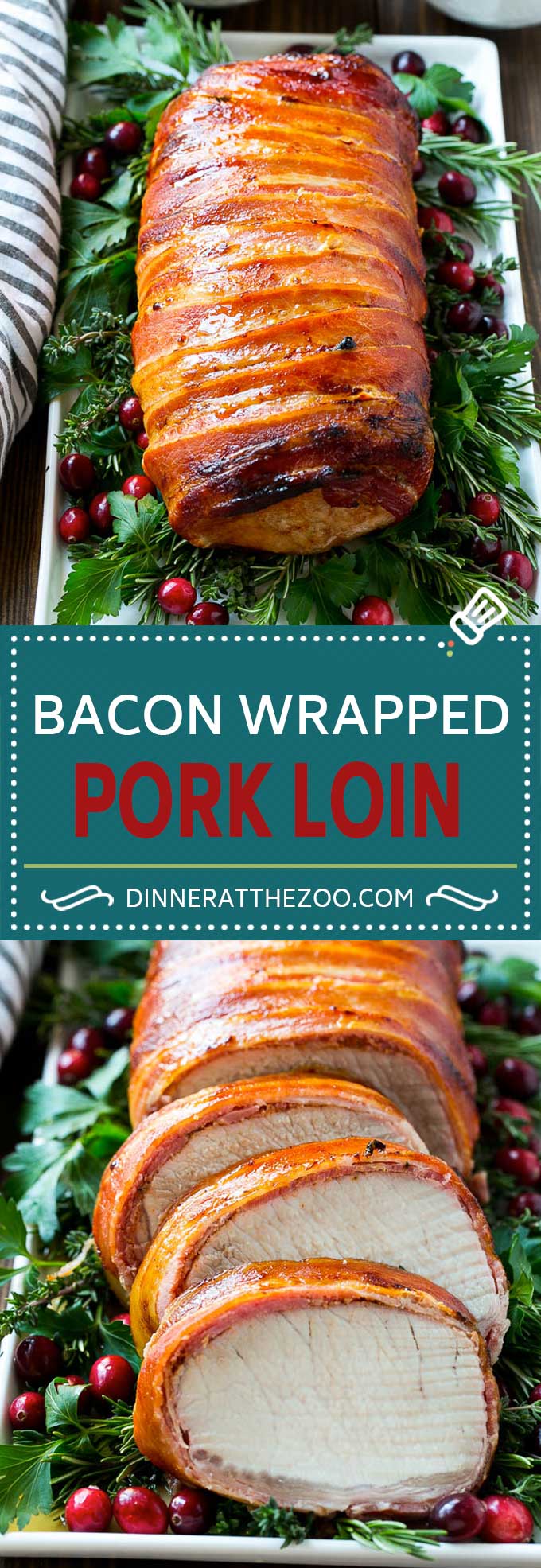 Bacon Wrapped Pork Loin Recipe | Bacon Wrapped Pork Roast | Grilled Pork Loin | Grilled Pork Recipe #bacon #pork #dinner #grilling #bajap