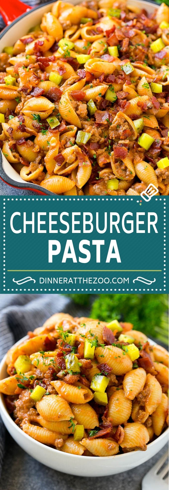 Cheeseburger Pasta | Hamburger Pasta | Ground Beef Pasta #cheeseburger #bacon #pasta #bajap