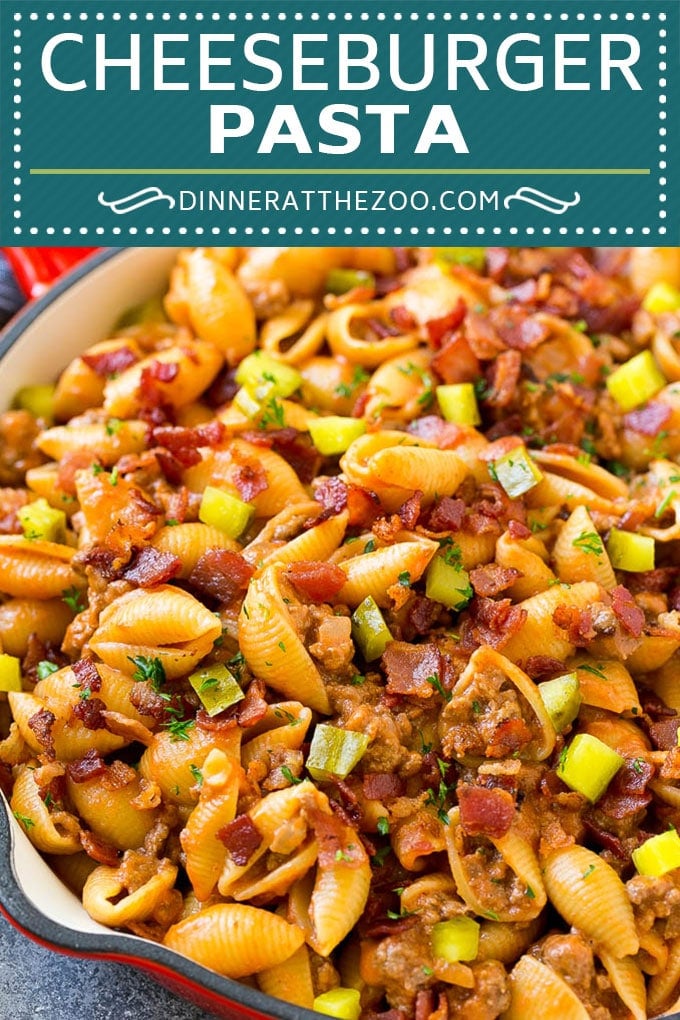 Cheeseburger Pasta | Hamburger Pasta | Ground Beef Pasta #cheeseburger #bacon #pasta #bajap