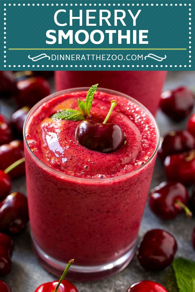 Cherry Smoothie Recipe | Healthy Smoothie | Easy Smoothie #cherry #smoothie #drink #bajap