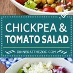 Chickpea Salad Recipe | Chickpea and Tomato Salad | Chickpea Avocado Salad | Summer Salad #salad #summer #recipes #bajap