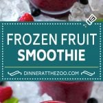 Frozen Fruit Smoothie | Berry Smoothie | Healthy Smoothie #fruit #smoothie #drink #bajap