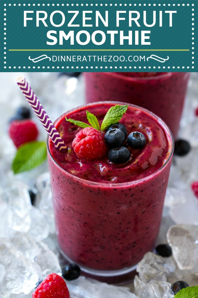 Frozen Fruit Smoothie | Berry Smoothie | Healthy Smoothie #fruit #smoothie #drink #bajap