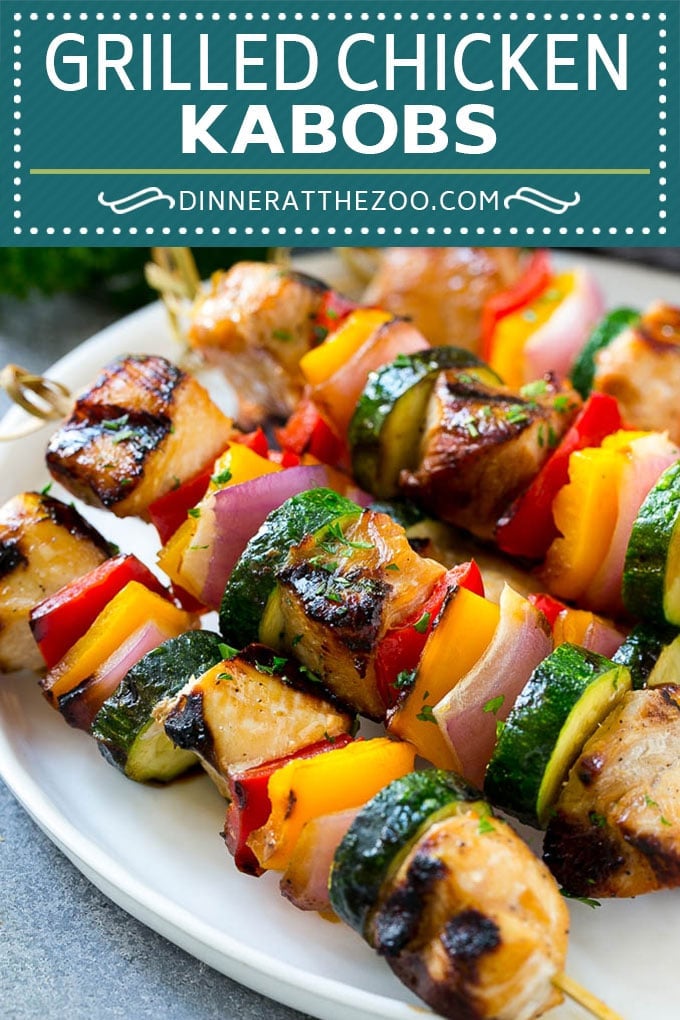 Grilled Chicken Kabobs Recipe | Chicken and Vegetable Kabobs | Grilled Chicken Skewers #grilling #chicken #kabobs #dinner #bajap