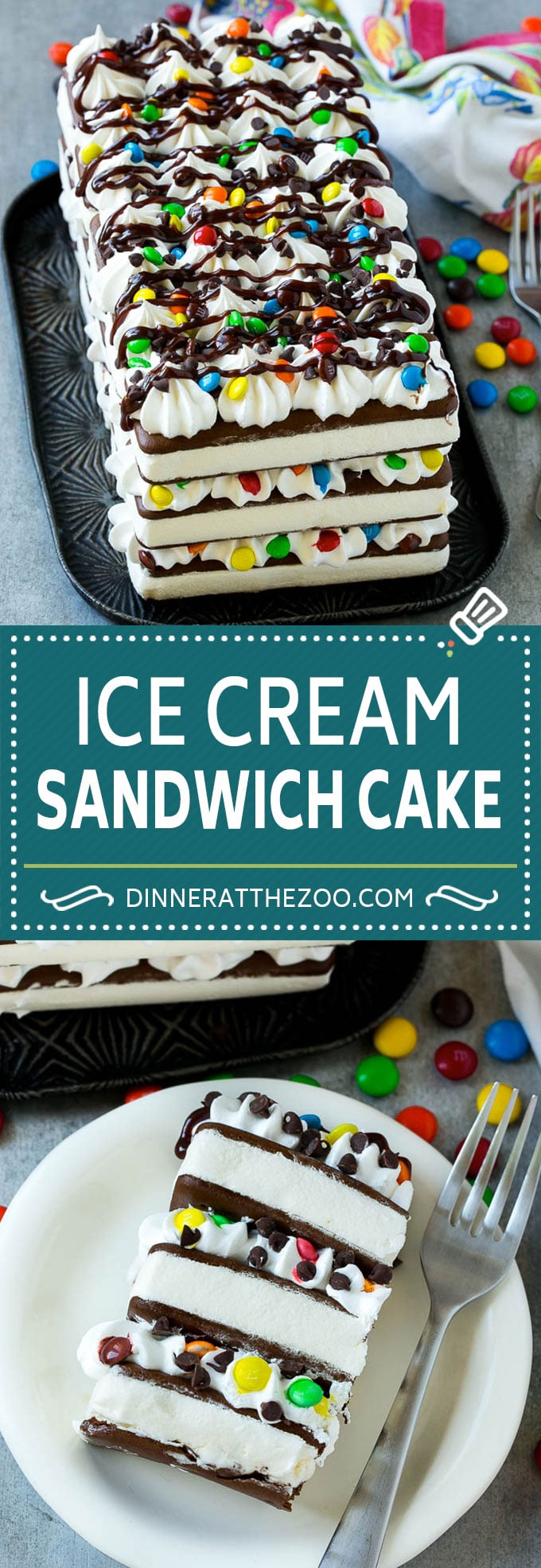 Ice Cream Sandwich Cake Recipe | Ice Cream Cake | Frozen Cake Recipe | No Bake Ice Cream Cake #icecream #cake #dessert #chocolate #bajap