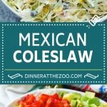 Mexican Coleslaw Recipe | Southwestern Coleslaw | Easy Coleslaw #coleslaw #mexicanfood #salad #bajap