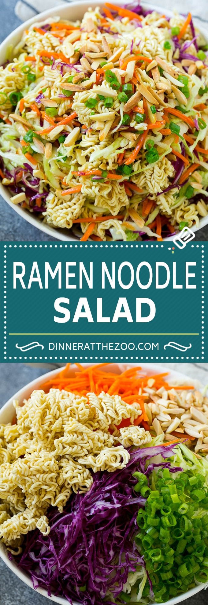 Ramen Noodle Salad Recipe | Oriental Salad | Asian Salad | Ramen Noodle Cabbage Salad #ramennoodles #salad #cabbagesalad #salad #bajap