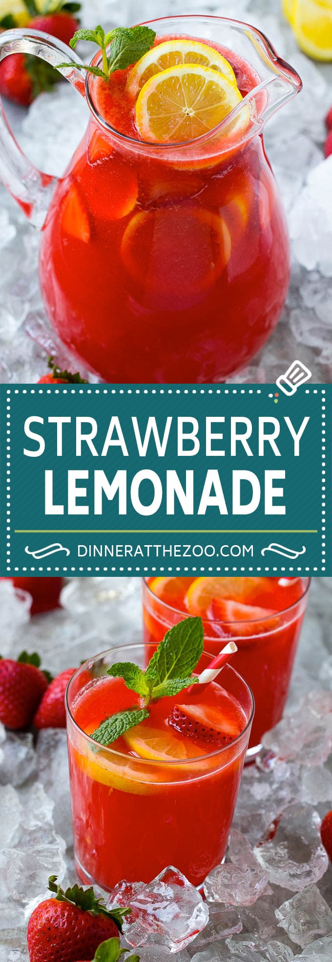 Strawberry Lemonade Recipe | Homemade Lemonade | Strawberry Drink Recipe #lemonade #strawberries #drink #bajap