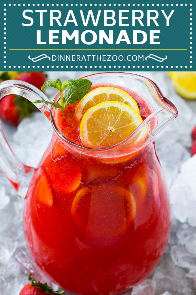 Strawberry Lemonade Recipe | Homemade Lemonade | Strawberry Drink Recipe #lemonade #strawberries #drink #bajap