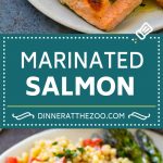 Marinated Salmon Recipe | Grilled Salmon | Garlic and Herb Salmon #salmon #grilling #marinade #fish #dinner #bajap