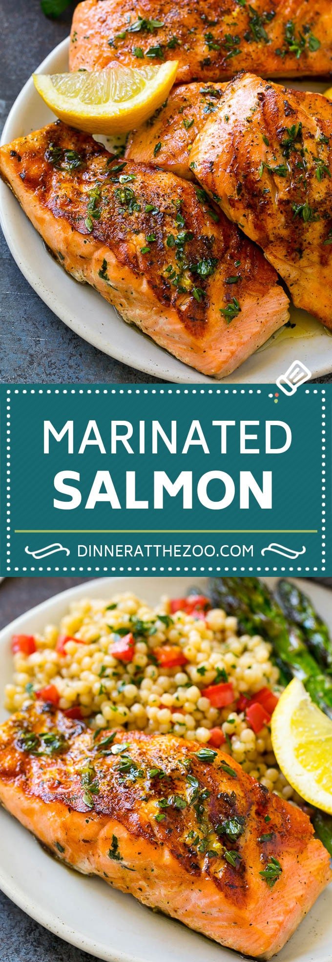 Marinated Salmon Recipe | Grilled Salmon | Garlic and Herb Salmon #salmon #grilling #marinade #fish #dinner #bajap